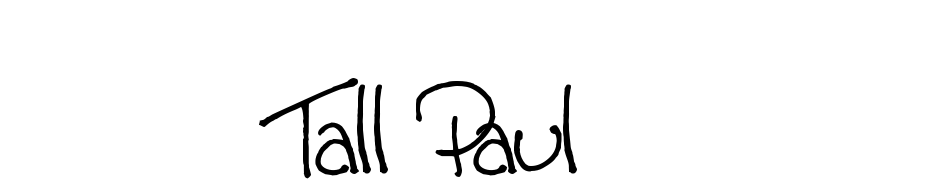 Tall Paul Font Download Free
